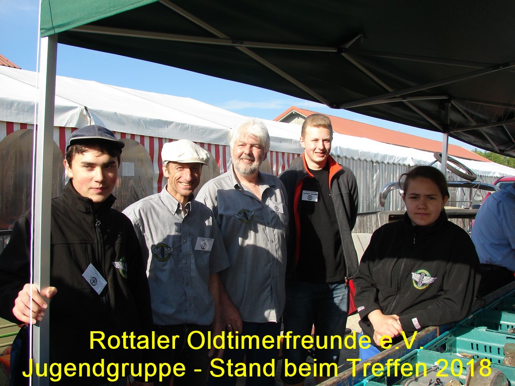 Rottaler Old- und Youngtimertreffen 2018, Verkaufsstand der Jugendgruppe der Rottaler Oldtimerfreunde e.V.
