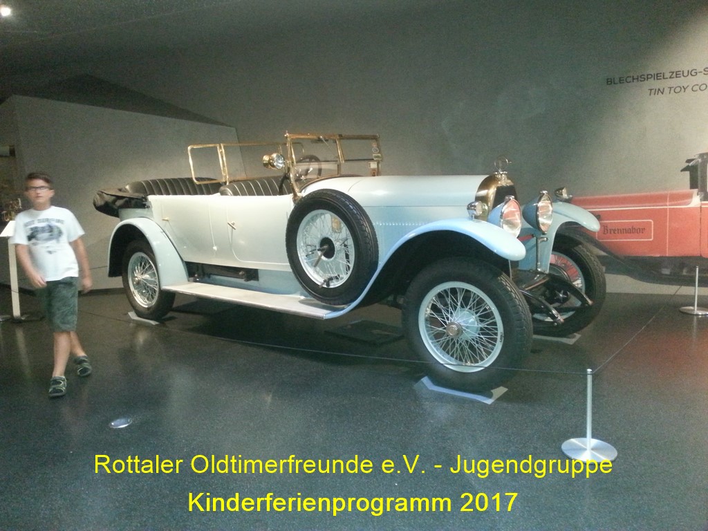 Kinderferienprogramm 2017 Hans Peter Porsche Traumwerk